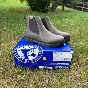 Birkenstock Stalon Nubuck Leather in Graphite